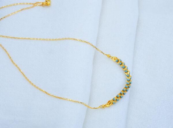 Aqua Chain Necklace