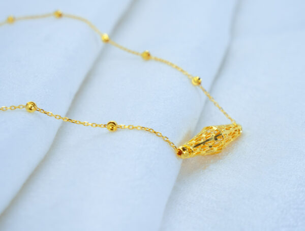 Golden Lantern Necklace