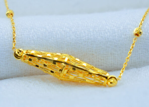 Golden Lantern Necklace - Image 4