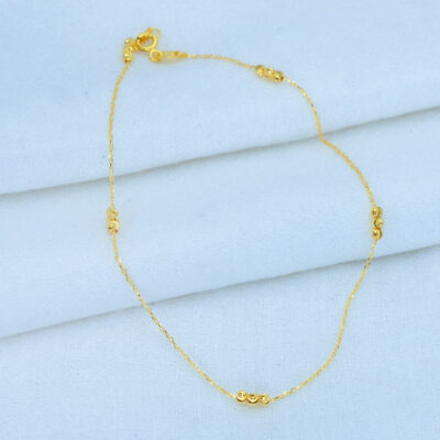 GoldenBeads Anklet