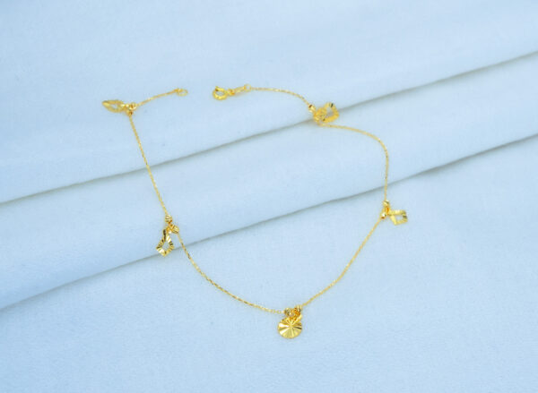 Heartwarming Gold anklet