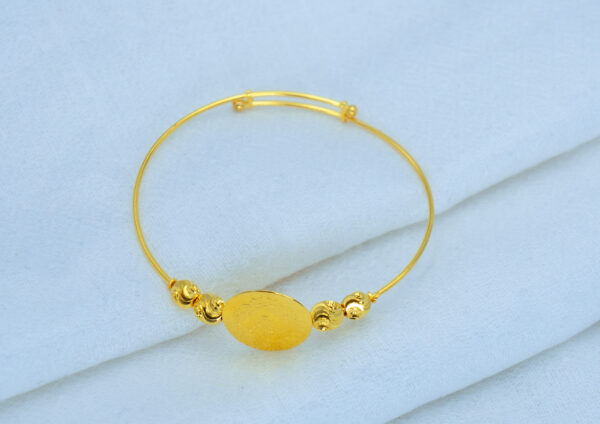 GoldenDisk Bangle