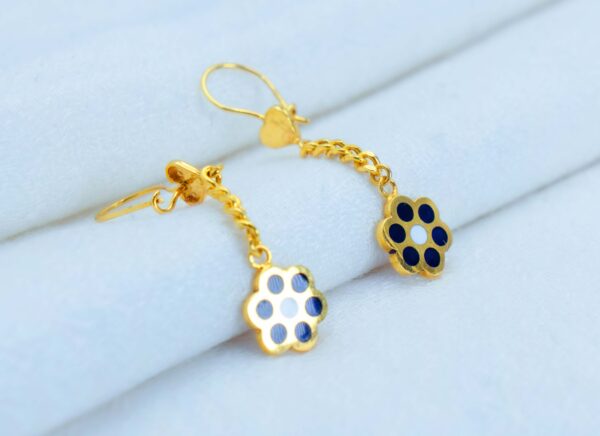 Celestial Gold & Blue Earrings