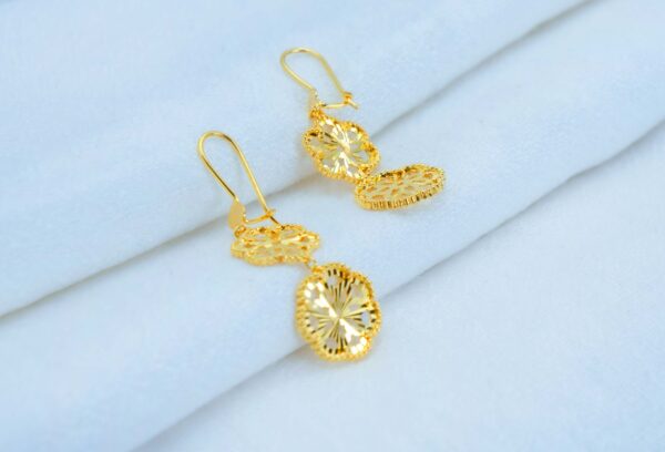 Floral Gilt Earrings