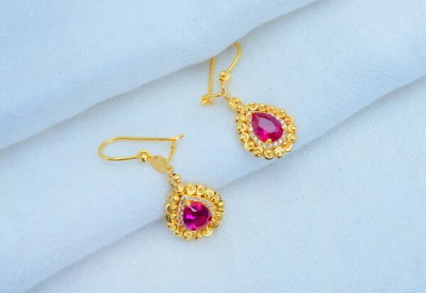 Crystal Blush Earrings - Image 3