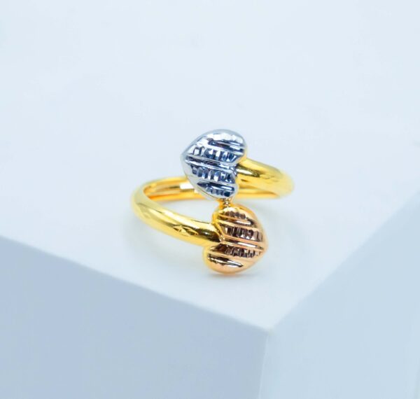 Twin Heart Charm Ring - Image 4