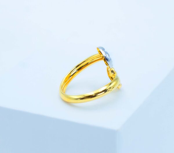 Twin Heart Charm Ring - Image 5