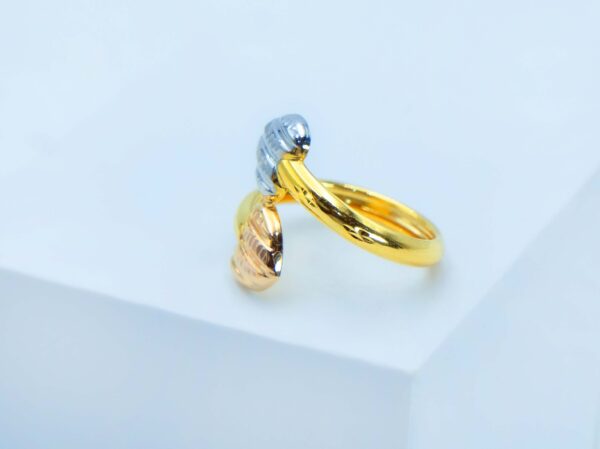 Twin Heart Charm Ring - Image 6