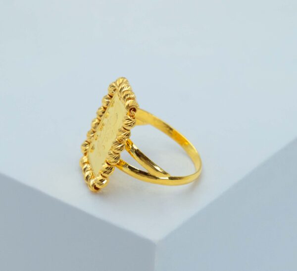 Rect Filigree Ring - Image 2