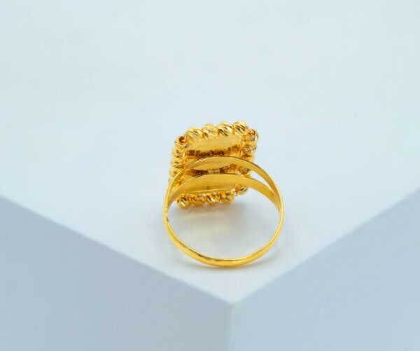 Rect Filigree Ring - Image 3