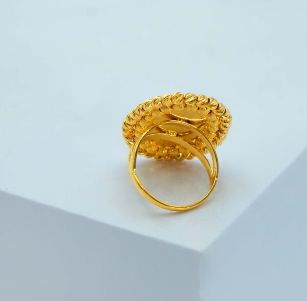 Embellished Medallion Ring - Image 3