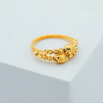 Golden Bead Ring