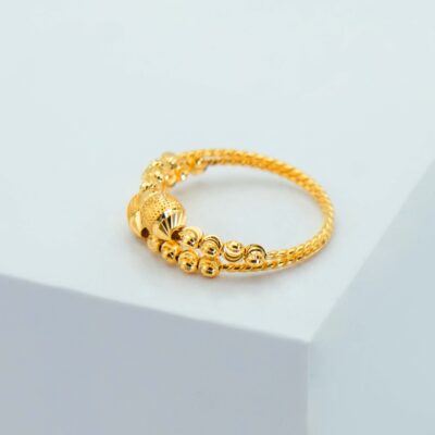 Golden Bead Ring