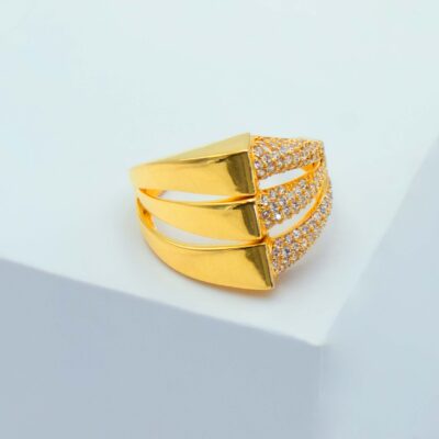 Triad Sparkle Ring