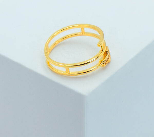 Double Band Arrow Ring - Image 3