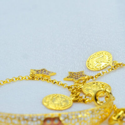 CoinCharm Bangle Set