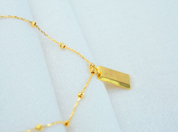 Gold Bar Necklace - Image 2