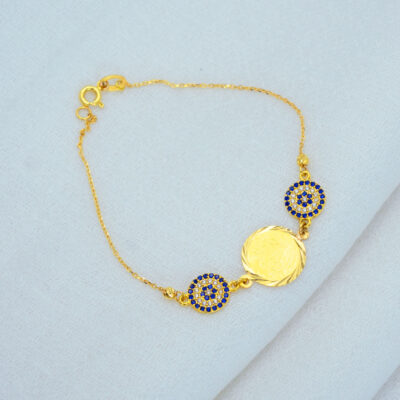 Sapphire Medallion Bracelet