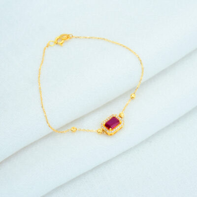 Crimson Gold Charm