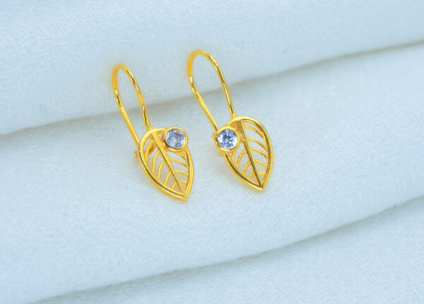 Golden Blue Bliss earrings