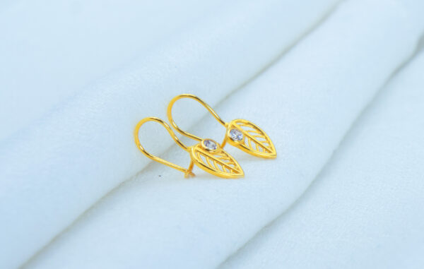 Golden Blue Bliss earrings - Image 2